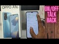 How to ON/OFF Talk Back in OPPO A16| OPPO A16 talk back setting | How to off talkback in oppo a16