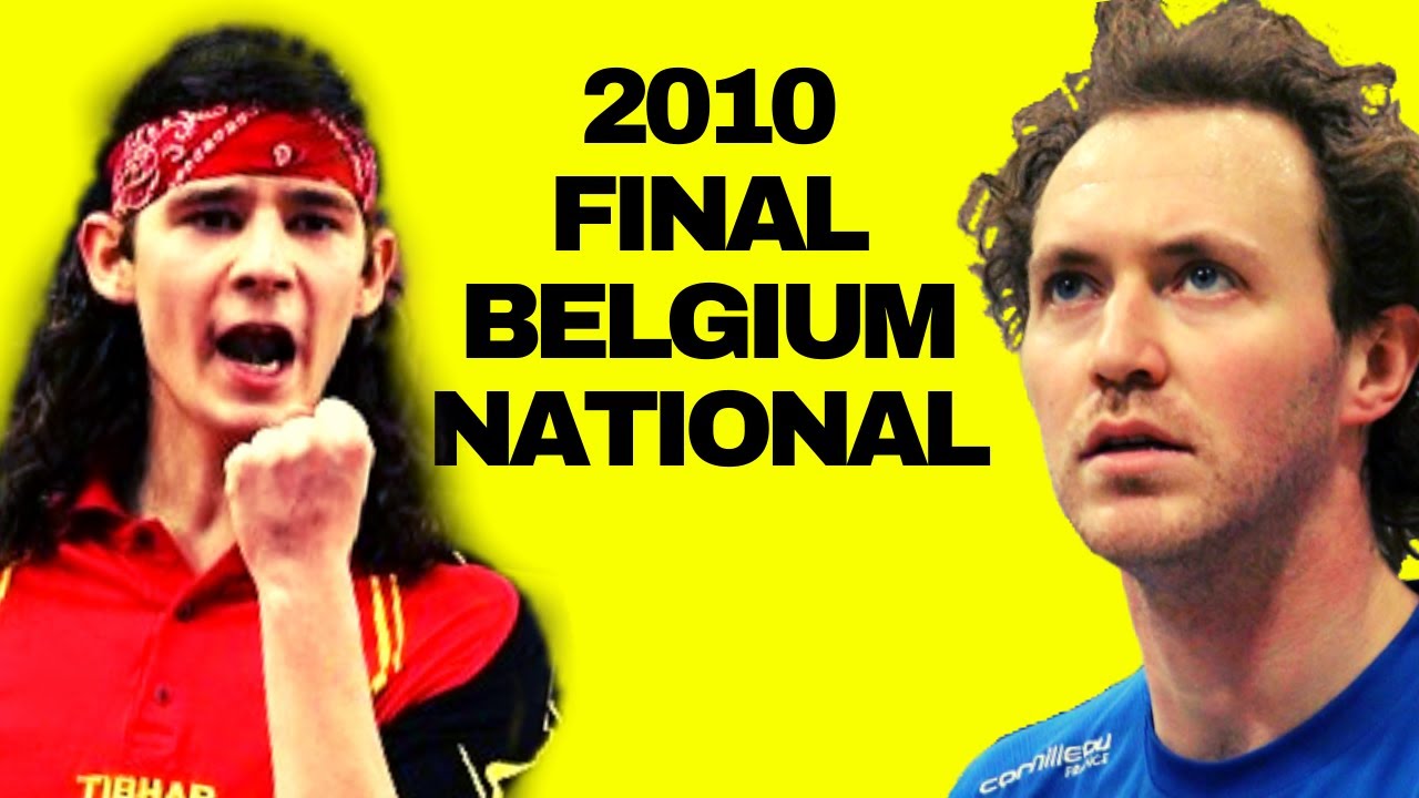 VOSTES Yannick - JEAN Lauric FINAL 2010 Belgium National Table Tennis