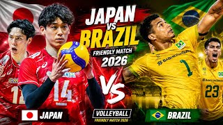 Japan 🇯🇵 vs Brazil 🇧🇷 | Friendly Match 2026 🏐 08/25/2026