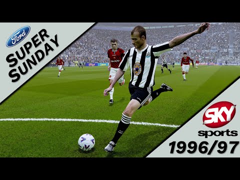 FORD SUPER SUNDAY | Newcastle Utd v Man Utd | 1996/97 Season PES 2021