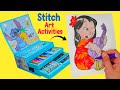 Lilo and Stitch Coloring Activities with Markers, Crayons, and Colored Pencils