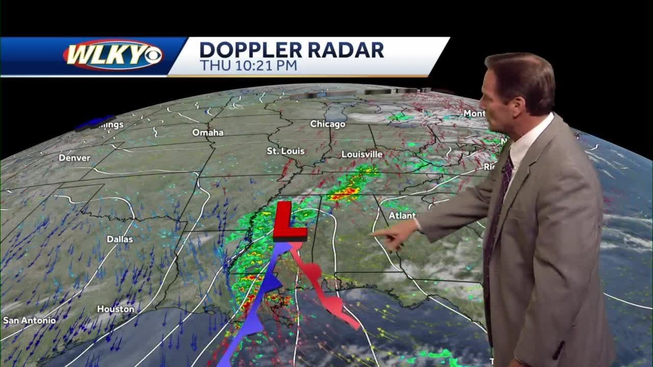 Rain chances return Friday - YouTube