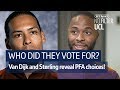 Virgil Van Dijk and Raheem Sterling reveal their votes for Player of the Year