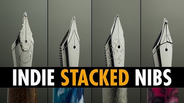 Artisanal Stacked Steel Nibs