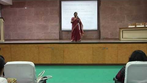 Lecture by Prof. Saroj Kaushik, CSE Department, IIT Delhi Part-2