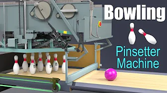 How does a Bowling Pinsetter Machine work? (Brunswick GS-X)