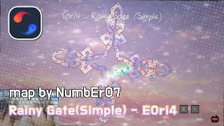 [ADOFAI custom][클리어 영상]Rainy Gate(Simple)(music by E0ri4)(map by NumbEr07)
