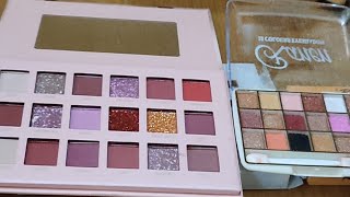 EYeshadow palette compare review in Hindi video |