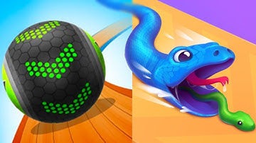 Going Balls | Snake Run Race 3D - All Level Gameplay Android,iOS Walkthrough - NEW BIG APK UPDATE