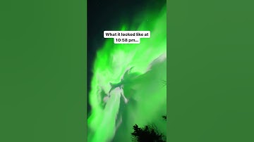 The aurora can change in the matter of minutes!