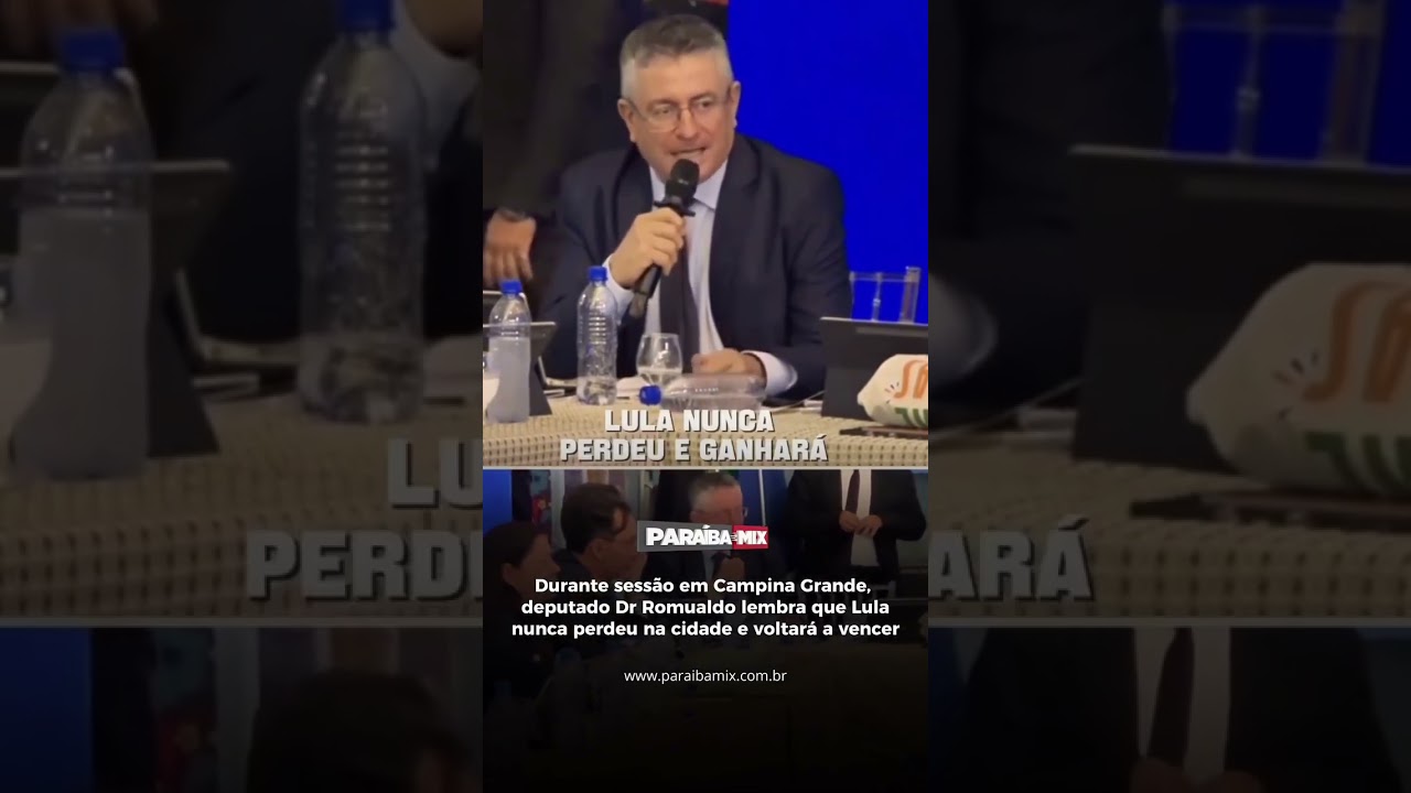 Durante sessão em CG, deputado Dr Romualdo lembra que Lula nunca perdeu na cidade e voltará a vencer