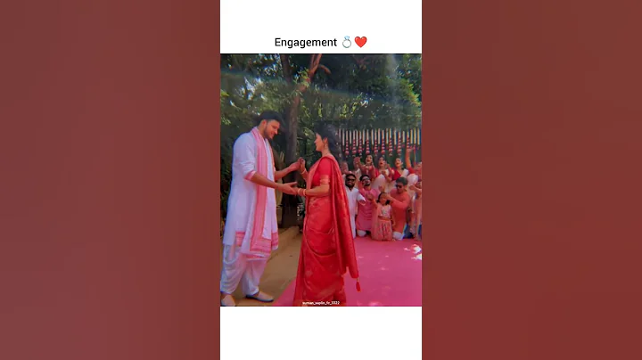 Engagement 💍❤️//Sumalin 🥰#youtubeshorts #engagement #sumalin #couplegoal