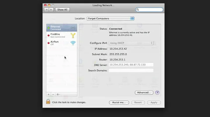 Mac OS X - Find Local IP Address