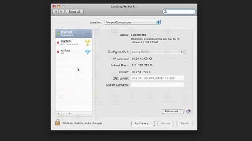 Mac OS X - Find Local IP Address