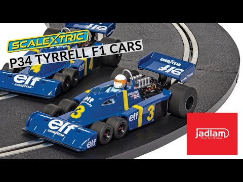 SCALEXTRIC Tyrrell P34 F1 Twin Pack C4084A 6 Wheeler F1 Car