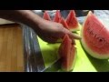スイカをおいしく食べる切り方 便利なフルーツカットシリーズNO.12