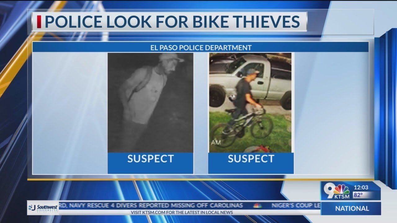 Crime of the Week: Bicycle thieves captured on security camera - YouTube