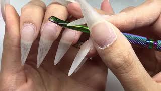 INFILLING MY ACRYLIC NAILS | NATURAL NAIL PREP