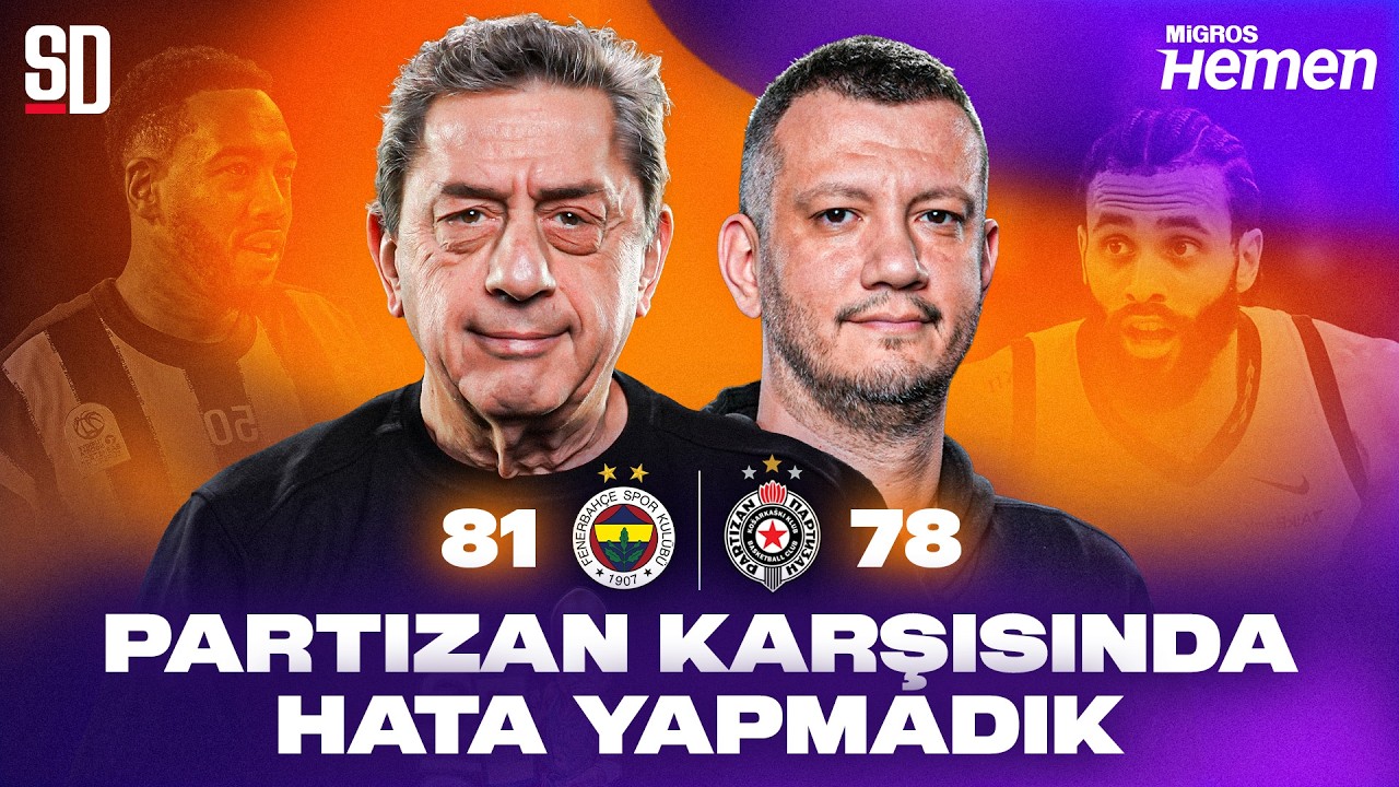 FENERBAHÇE BEKO'DAN SERİYE DEVAM | Fenerbahçe Beko 81-78 Partizan | Euroleague