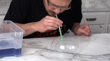 Best Homemade Bubble Solution and hemisphere bubbles! Ep. 103 Short #DIYST1
