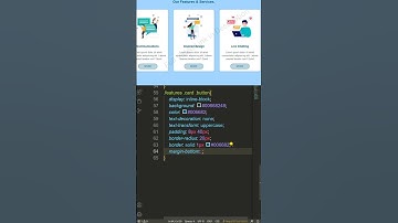 Our Features And Services #WebPageLayout #Design in #html and #css #csscard #csshovereffect