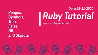 Celebrity ruby range symbol boolean objects Profile