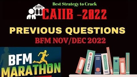BFM RECALLED QUESTIONS DECEMBER 2020 EXAM | #caiib #bfm #trending  Ashok adda