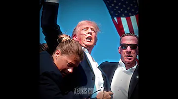 Shots Fired At Trump USA EDIT Melly Mike Young Black Rich Trump Edit Aura Shorts 