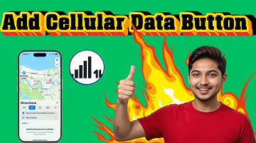 How To Add Mobile/Cellular Data Button To Control Center On iPhone - Full Guide