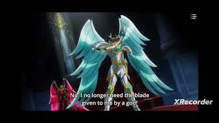 Sagittarius Seiya ♐ vs Titan ( Saint Seiya Omega )