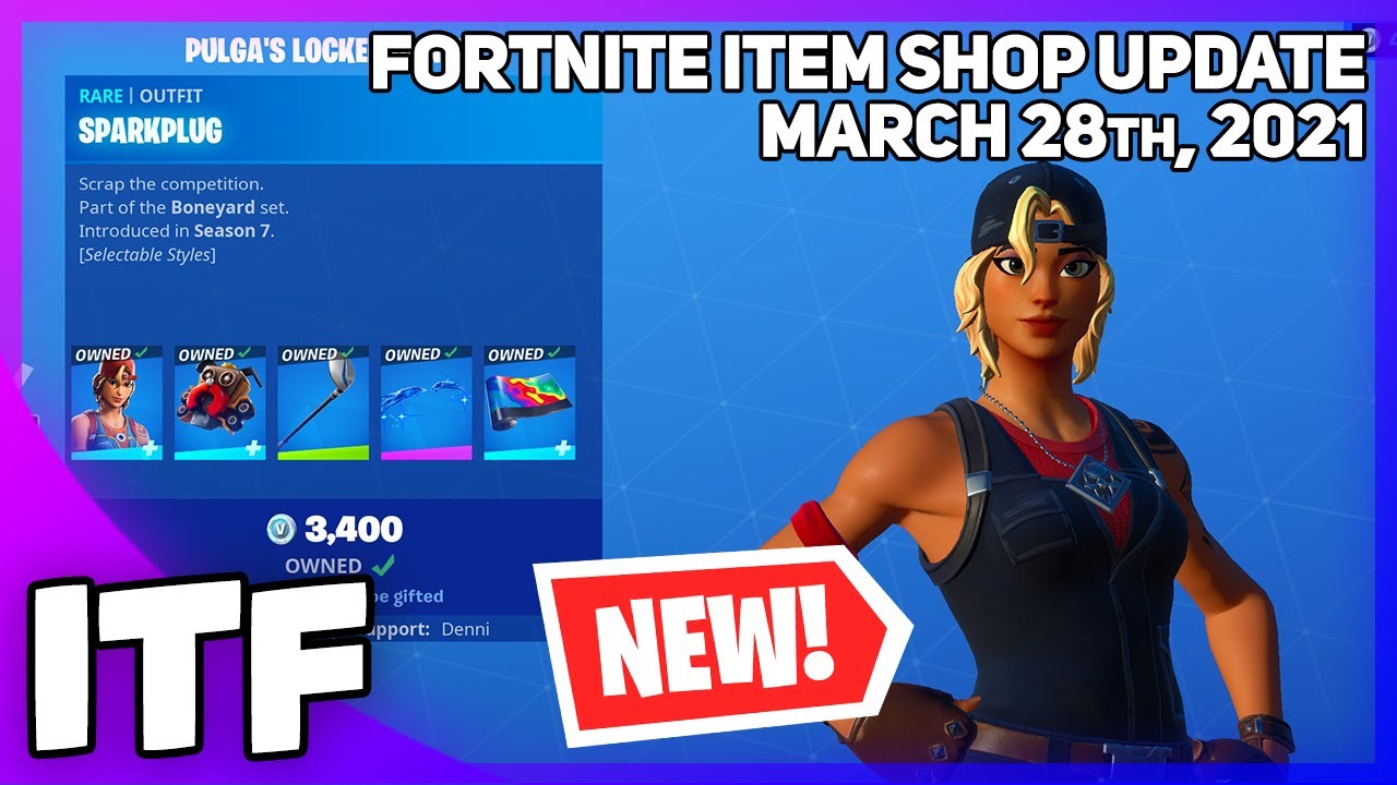 Fortnite Item Shop New Pulga S Locker Bundle Kitbash March 28th 2021 Fortnite Br Youtube