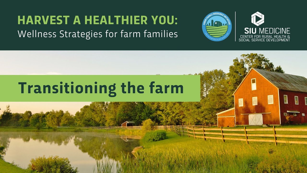Transitioning farmer's legacy Harvest a Healthier You Wellness
