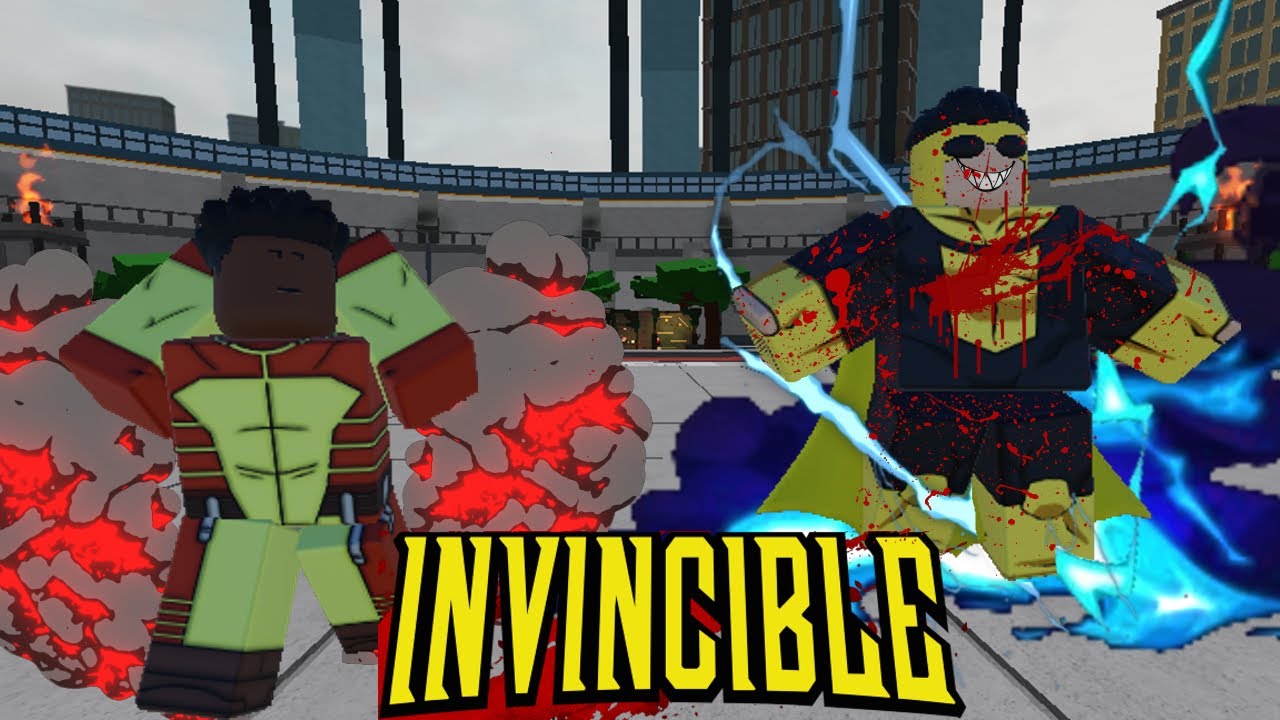 (Heros Battlegrounds) Rex Splode And Invincible Take Over - YouTube