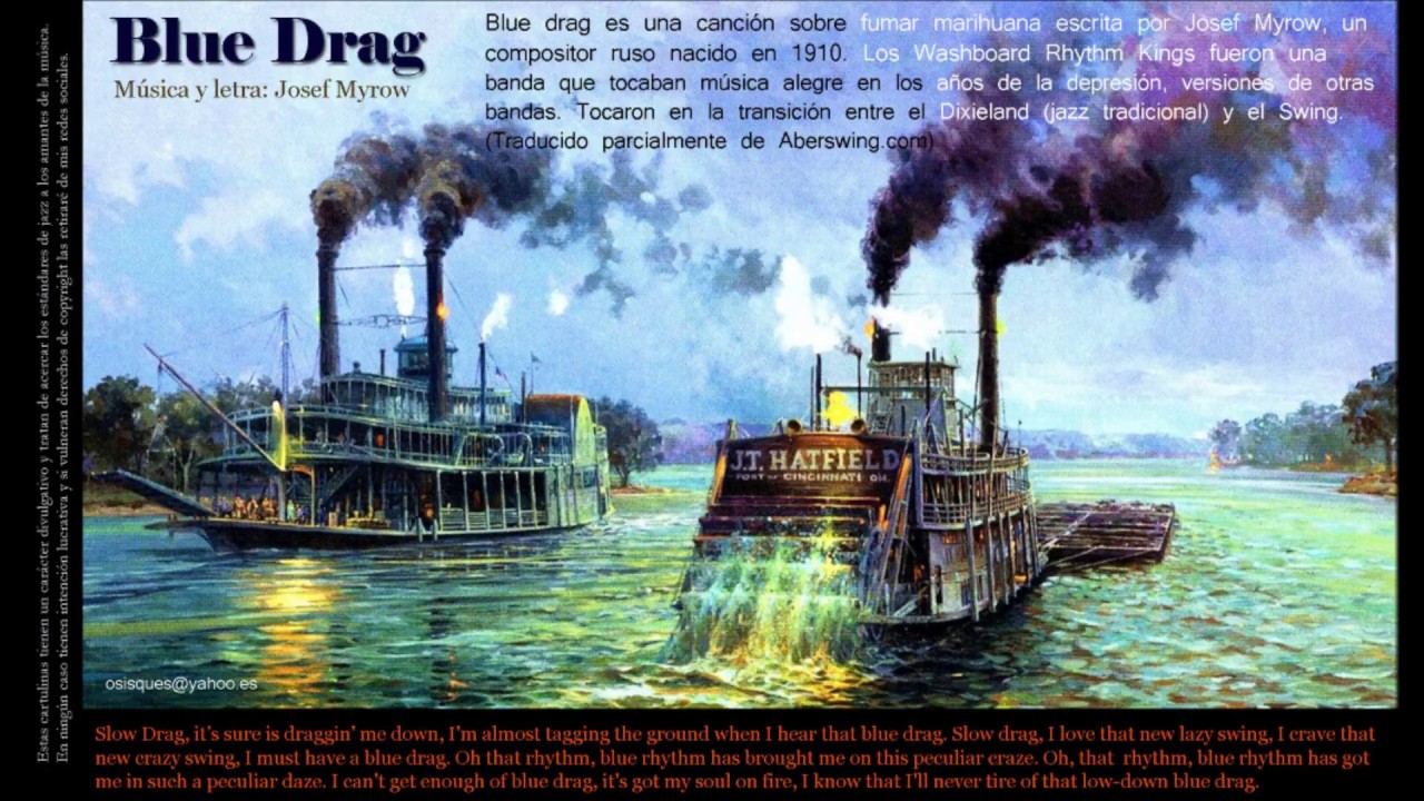 Blue Drag (Josef Myrow) Washboard Rhythm Kings YouTube