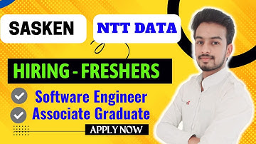 Latest Off Campus Drive 2022 | Big Hiring | Ntt Data | Software Engineer | Any Batch | Fresher Jobs