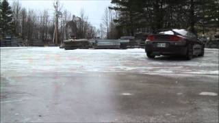 AWD Eclipse GST drifting on Ice