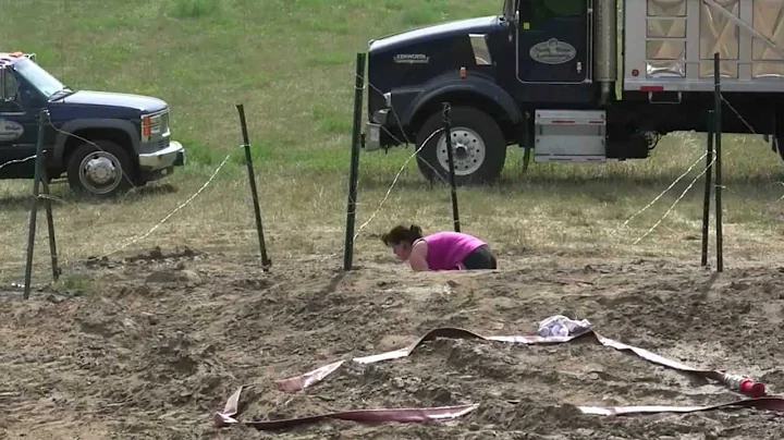 Warrior Dash - Barrie 2012 - Angela Conquers The L...