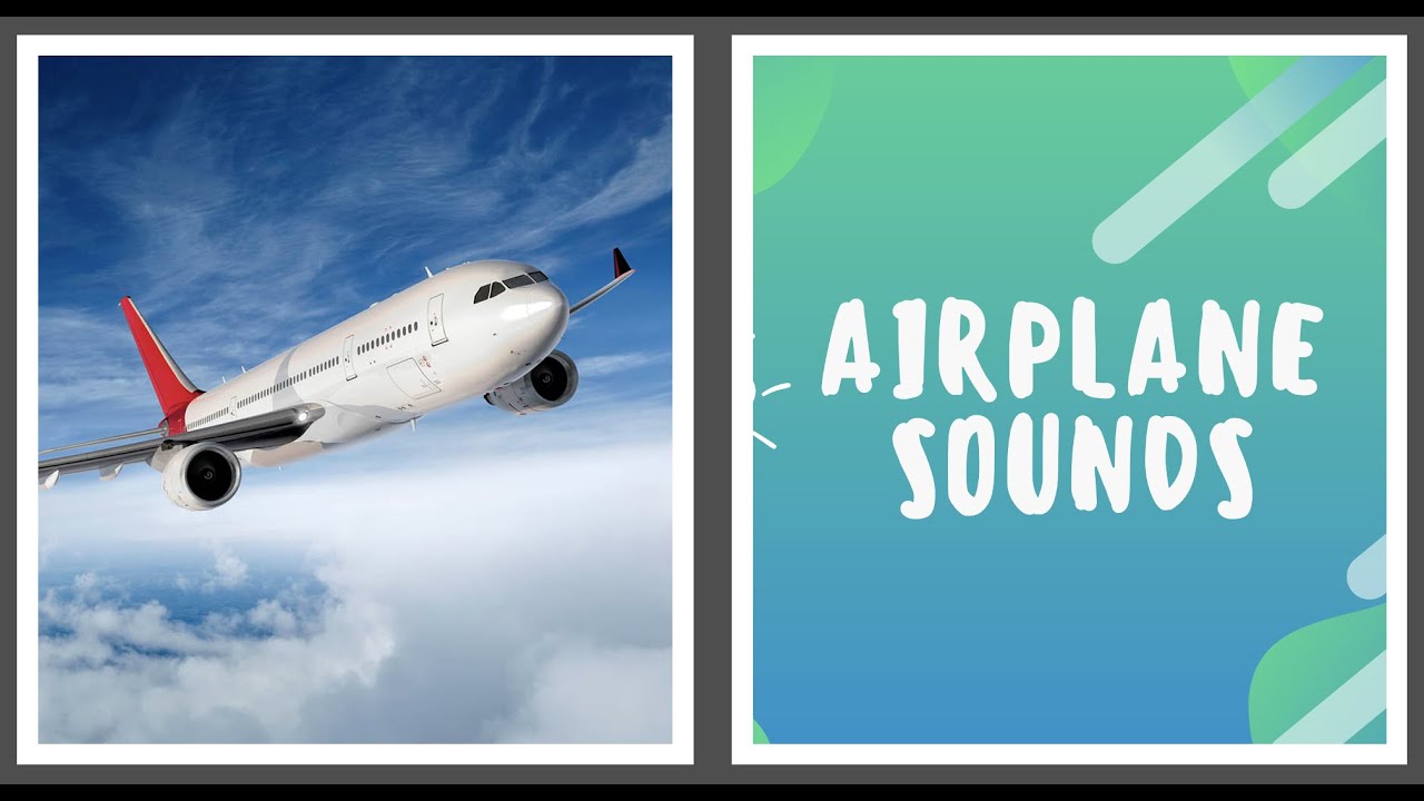 Airplane Sounds for Kids | Vehicle Sounds