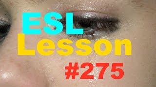 English Vocabulary Words - Dribble, Follow, on the heels of - ESL Lesson 275