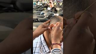 Insane Deep Earwax Remove In Indian Market 😱 #asmr #earcleaning #relaxing #sleep #ytshorts #vlog