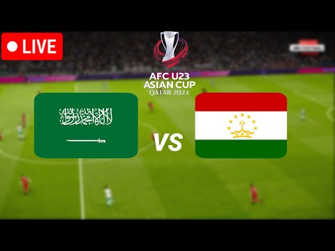 🔴Saudi Arab U23 - Tajik U23 | AFC U23 ASIAN CUP 2024 Match Video Game Simulation