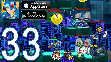 MEGAMAN X DiVE Mobile iOS Android Walkthrough - Part 33 - Co-op 9-1,  Boss Challenge, Story 9 Hard