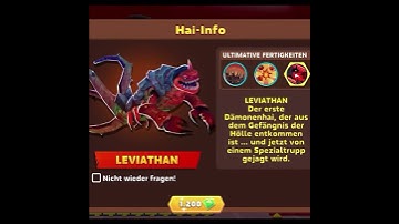 I unlocked the NEW Demon Shark Leviathan 😮✅😎 #hungrysharkevolution #viralvideo #shorts #fypviralシ