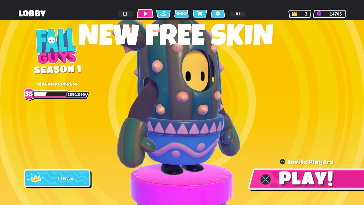 *NEW* How to get a FREE Skin in Fall Guys!!! (GET IT NOW) - YouTube
