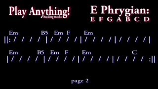 Video thumbnail of "Play Anything! Metal Guitar E Phrygian Jam Track"