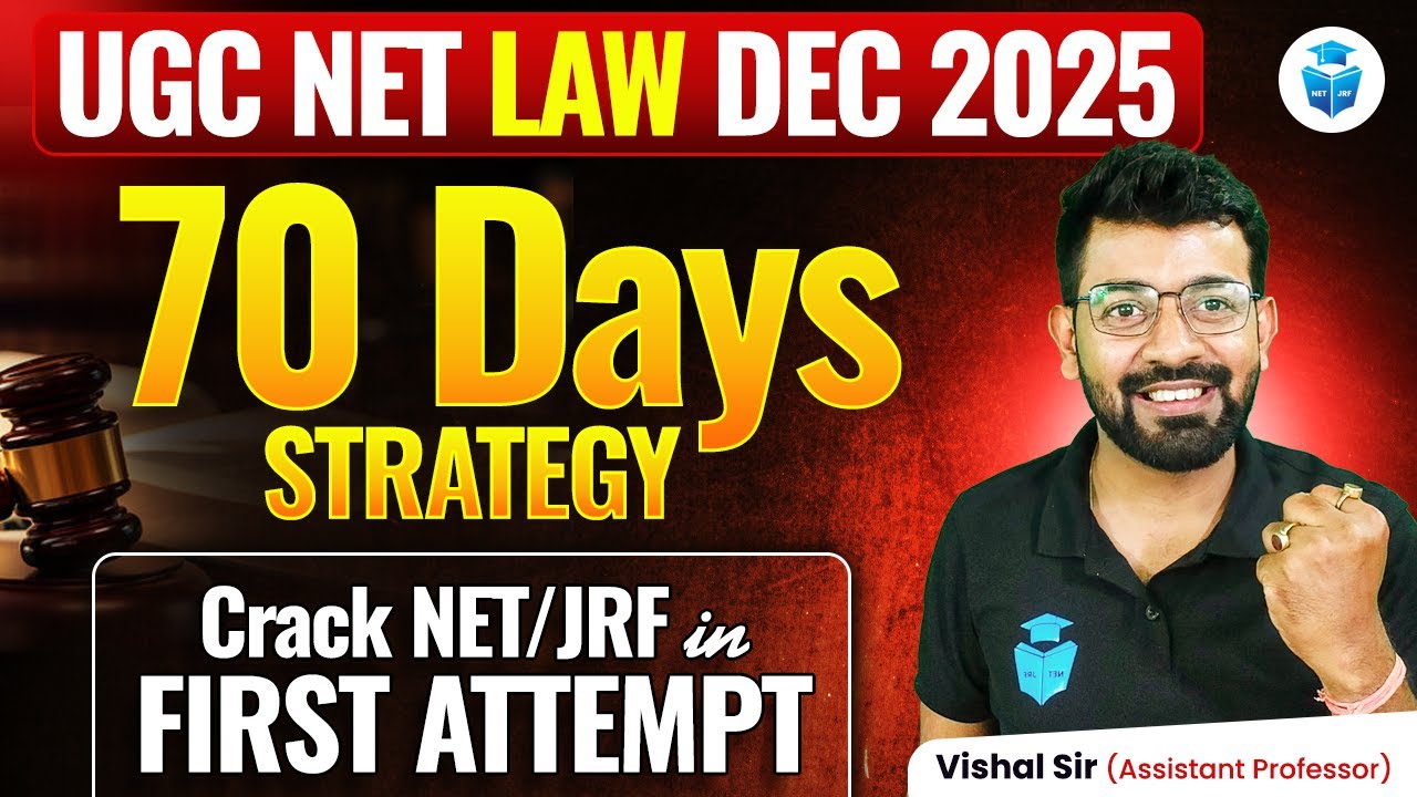 UGC NET Dec 2025 Notification Out | UGC NET Law Last 70 Days ...