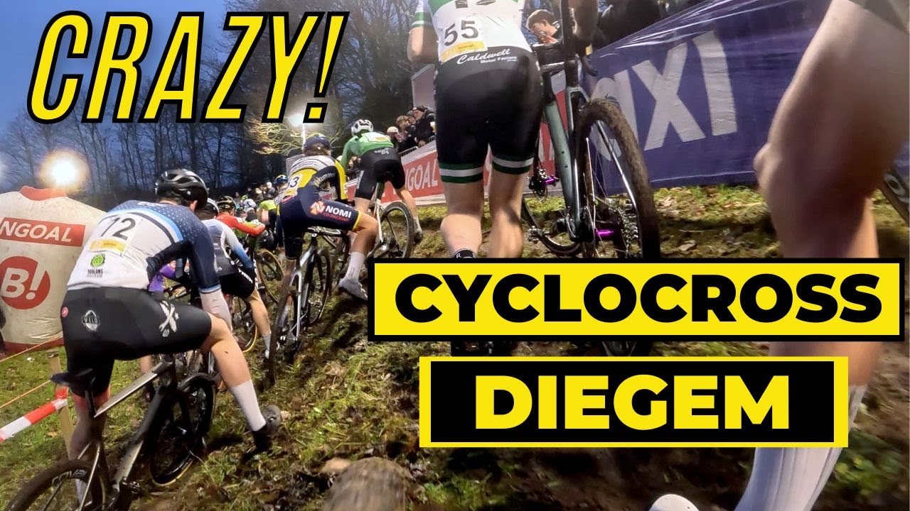 UCI SUPERPRESTIGE DIEGEM - CYCLOCROSS RACE - GoPro  BIKE FOOTAGE - Matteo Declercq