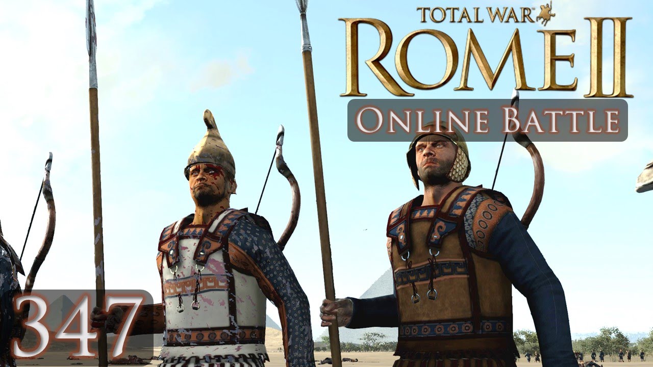 Видео битвы в онлайн-режиме Total War Rome 2, часть 347.