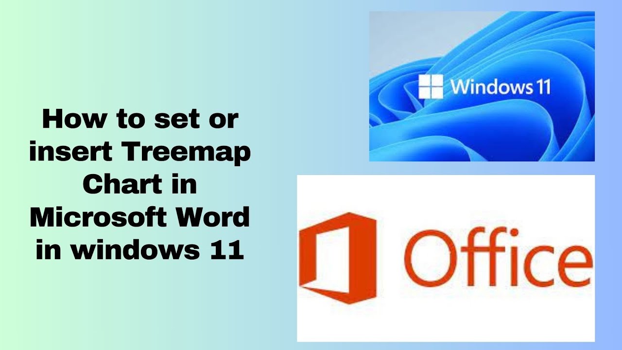 How to set or insert Treemap Chart in Microsoft Word in windows 11 ...