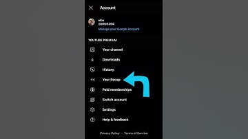 How to view your recap in YouTube music!